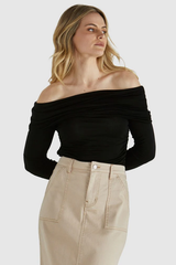 Sass Caprice Top - Black