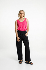 Home Lee Avenue Pants - Black w/ Matt Black X