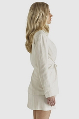 Sass Natalia Blazer- Bone