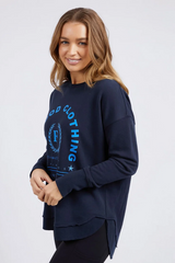 Foxwood Medalion Crew - Navy