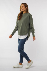 Foxwood Delilah Crew - Khaki