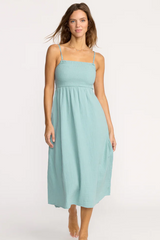Billabong Off The Coast  Midi Dress - BLUE FOG