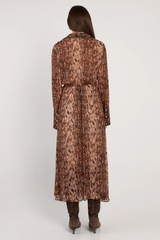 Fate & Becker Isla Wrap Dress - Snake Print