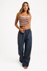 Roxy Welcome Home Wide Leg Pant - MOOD INDIGO