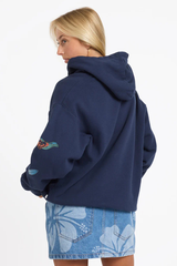 Roxy Going Back Womens Hoodie - INDIGO