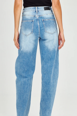 Junk Food Whiskey Barrel Denim Jeans - BLUE