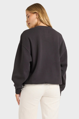 Billabong Winds of Change Venice Crew Sweater - WASHED BLACK