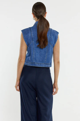 Sass Beth Tailored Pant - Navy