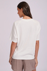 Rhythm Ocean Sounds Raglan T-Shirt - WHITE