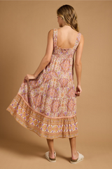 Billabong Just For You Shine On Midi Dress - SUNSTONE