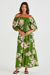 Sass Antonie Off Shoulder Dress - Moonflower