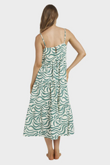 Billabong All The Waves Lost Love Dress - Evergreen