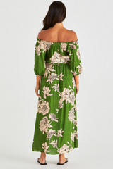 Sass Antonie Off Shoulder Dress - Moonflower