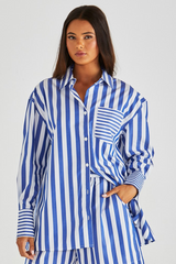 Sass Brynne Shirt - Blue Stripe