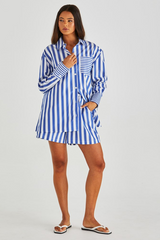 Sass Brynne Shirt - Blue Stripe