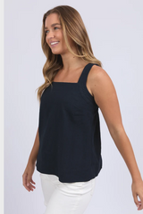 Foxwood Lourdes Top - Navy