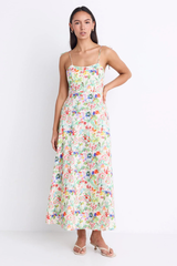 Ivy & Jack Gaze Strappy Maxi Dress - Wild Botanical