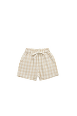 Jamie Kay Louis Short - Gingham Pale Khaki