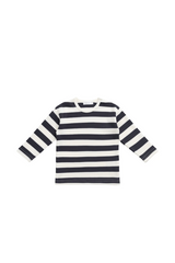 Jamie Kay Pima Cotton Arnold L/S Top - Wide Stripe Solar System/Cloud
