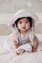 Jamie Kay Noelle Hat - Gingham Lilac