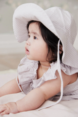 Jamie Kay Noelle Hat - Gingham Lilac