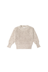 Jamie Kay Leon Jumper - Oatmeal Balm Wolf Fleck