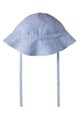 Nature Baby Sunhat Linen - Blue Stripe