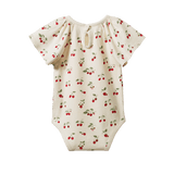 Nature Baby Faye Bodysuit - Strawberry Blush Print