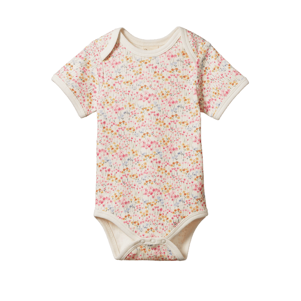 Nature Baby S/S Bodysuit - Wildflower Mountain