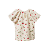 Nature Baby Faye Tee - Strawberry Blush Print