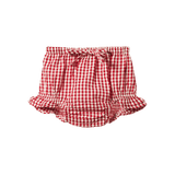 Nature Baby Petal Set Gingham- Red Check