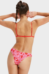 Roxy Khloe Cheeky Bikini Bottom - TOMATO KLAEIDO
