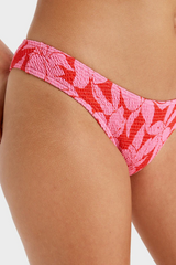 Roxy Khloe Cheeky Bikini Bottom - TOMATO KLAEIDO
