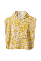 Nature Baby Poncho Towel - Kitchen Garden FREESIA Print