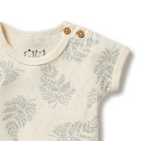 Wilson & Frenchy Forever Ferns Pointelle Bodysuit