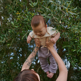 Nature Baby S/S Bodysuit - Delphine Print