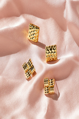 Jolie & Deen Coco Studs - Gold