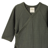 Nature Baby Kimono Pointelle Stretch & Grow - Thyme