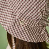 Nature Baby Gingham Sunhat - Twilight Check
