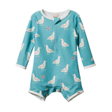 Nature Baby One Piece Bathing Trunks - Albie Print