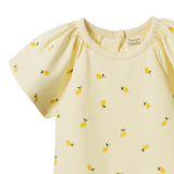 Nature Baby Faye Bodysuit - Lemon Cream Print