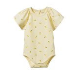 Nature Baby Faye Bodysuit - Lemon Cream Print
