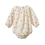 Nature Baby Meadow Bodysuit - Raspberry Print