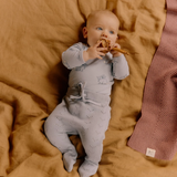 Nature Baby Stretch Jersey L/S Bodysuit - Cottage Bunny