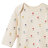 Nature Baby L/S Bodysuit - Delphine Print