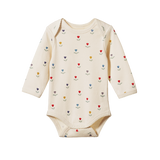 Nature Baby L/S Bodysuit - Delphine Print