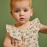 Nature Baby Plum Suit - Waterlilies