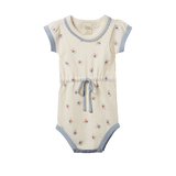 Nature Baby Lottie Suit - Butterfly Garden Print