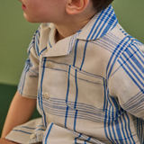 Nature Baby Guthrie Shirt Linen - Clyde Check