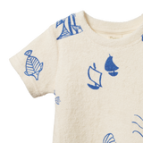 Nature Baby River Tee Terry- Atlantic Print